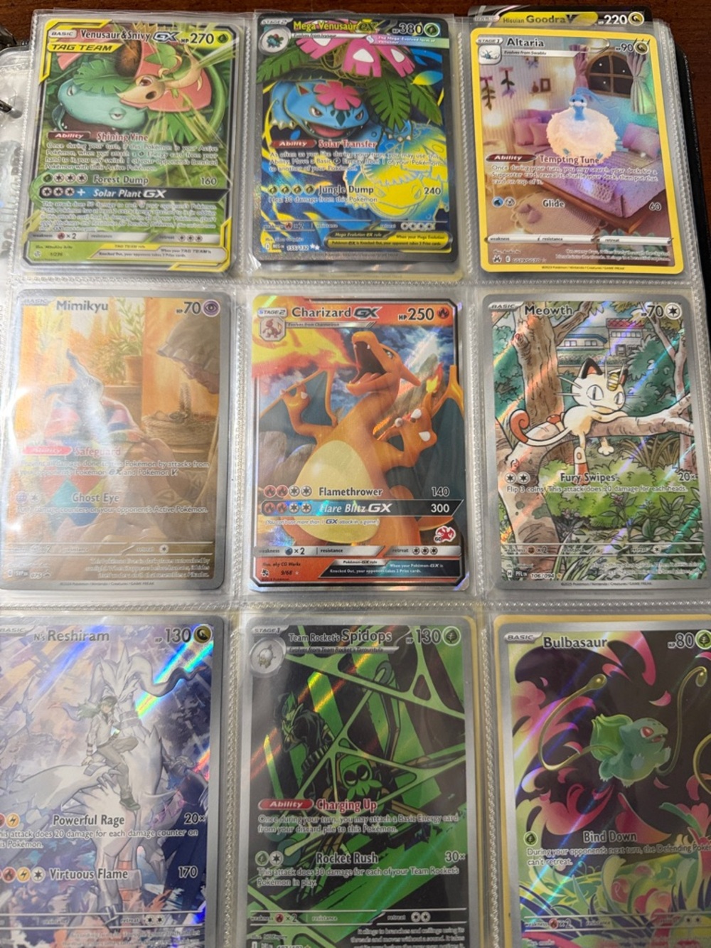 Pokémon Card Lot official tcg 74 card lot binder ultra rares rares full arts